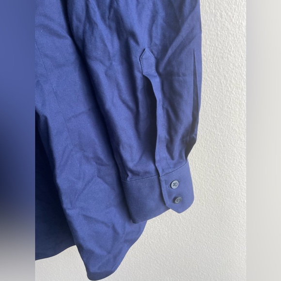 Charles Tyrwhitt Men Blue Button Up Shirt Size 15.5 - Picture 5 of 9